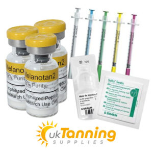 Melanotan 2 30mg - 3x Vials, 3 Water, 33 Pins, 33 Swabs